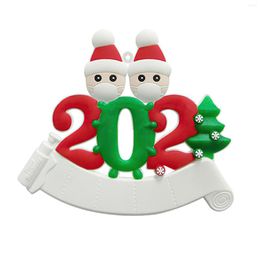 Décorations de Noël 2022 Famille DIY Arbre Ornement Année Noël Décor Personnalisé Survivé Résine Pendentif Suspendu Pour La Maison