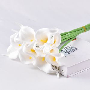 Décorations de Noël 20pcs Real Lily Fleurs artificielles Bouquet pour mariage Bridal Home Décoration florale 230919