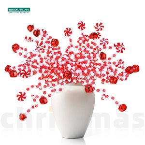 Kerstversiering 24/36/50 stuks Krullend Snoep Kerstversiering Rood Wit Prikkers Bells Lollipops voor Kerstboom Topper Decor Thuis Ambachten Feest Navidad 231101