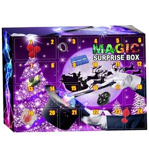 Kerstversieringen 24 rasters Puzzelspeelgoed Advent Aftelkalender Box Feestdagen Verrassing P15F 221130 Drop Delivery Home Gard Dhtwy