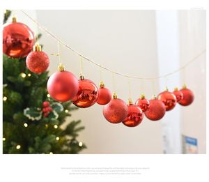 Décorations de Noël 24 pièces en plastique Chic boules suspendus ornements de noël arbre décor boules fête de mariage pour les vacances 4cm