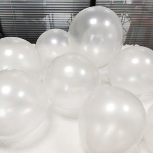 Décorations De Noël 30 50pcs 10 12 Pouces Mix Coloré Perle Latex Ballon De Mariage Joyeux Anniversaire Fête Décoration Air Ballon Blanc Rose Bleu 220829