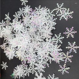 Kerstversiering 300/200 Stuks Sneeuwvlokken Confetti Kunstmatige Sneeuw Kerstboom Ornamenten Voor Home Party Bruiloft Decors