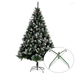 Decoraciones navideñas 35/45cm soporte para árbol soporte inferior soporte de montaje de Metal de hierro Base plegable Dropship