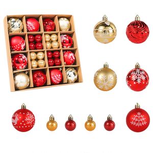 Decoraciones navideñas 44 piezas Bolas de Navidad Adornos para árboles de Navidad Decoraciones navideñas Colgantes Regalo de año Noel bolas de navidad boule de noel 231117
