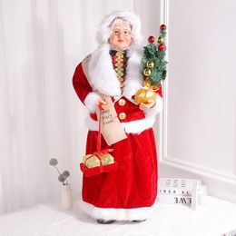 Kerstversiering 45/30 cm grote kerstman oma kerstpop kerstboom ornament Navidad jaar decor Noel cadeau woondecoratie 231010