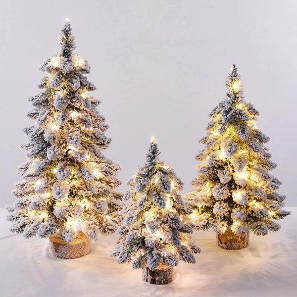 Décorations de Noël 45cm Mini Tree Festival Décoration Bureau Petits cadeaux Fournitures de fête pour l'année à la maison