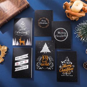 Décorations de Noël 6 Pack Merry Christmas Cards avec enveloppes 10x15cm Cartes minimalistes ensembles avec designs assortis avec des images traditionnelles 231127