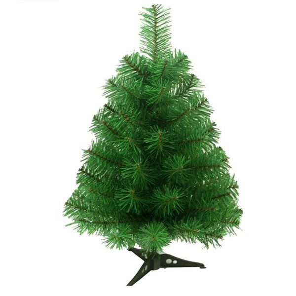 Decoraciones navideñas 60 cm Árbol de Navidad artificial con base de soporte de plástico para decoración de fiesta en casa de Navidad 220921