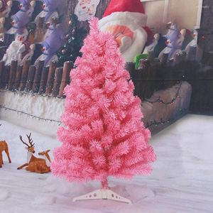Décorations de noël 60 cm arbre artificiel pin rose pour noël maison ornements de bureau année fête Table décoration
