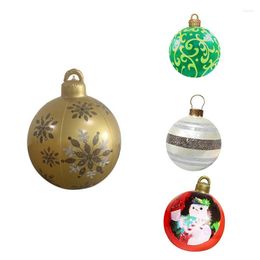 Décorations de Noël 60Cm Gonflables Boule Décorative Extérieur PVC Gonflable Arbre Géant Décor