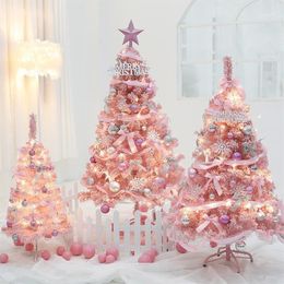 Décorations de Noël 60cm rose arbre artificiel boule décoration ornements décor noël flocage bonne année fournitures 206U