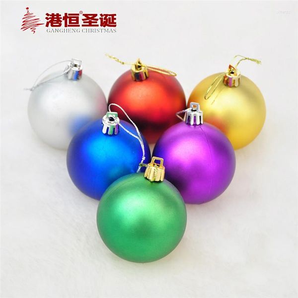 Décorations de noël 6 PCS/Lot 4-6 CM boule de mousse de polystyrène colorée boules artisanales blanches pour bricolage fête décoration fournitures cadeaux