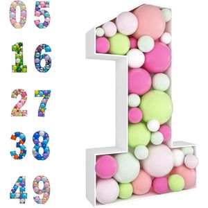 Kerstdecoraties 73cm Giant Afbeelding 1e 2e 3e 3e ballonvulling Box Verjaardagsballonstand 30 40 50 Ballon Frame Kinderen Volwassenen Verjaardagsfeest Decor 221201