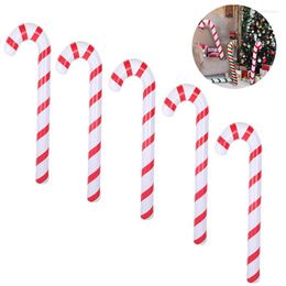 Kerstdecoraties 90 cm opblaasbare snoepstokken Huishoudelijk Lollipop Ballon Merry Decoration Home Xmas feest ornamenten Kids speelgoed