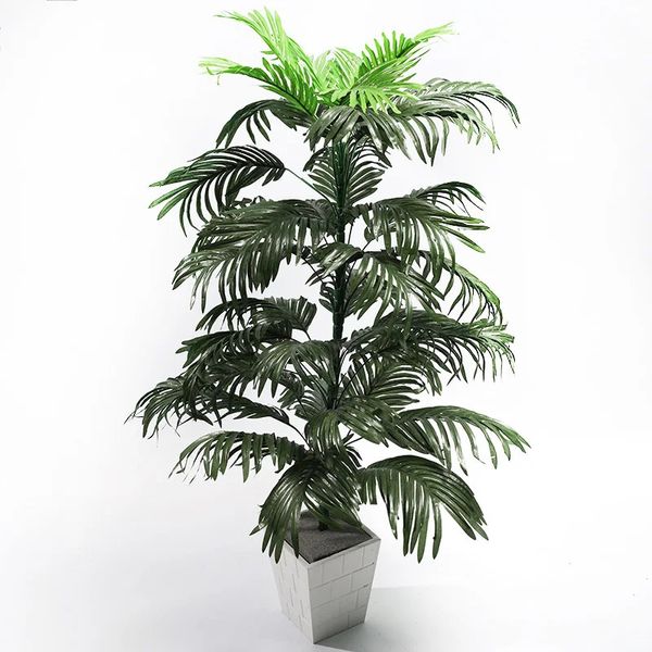 Décorations de Noël 90cm Palmier Tropical Grandes plantes artificielles Faux Monstera sans pot Cocotier en soie pour la maison Salon Jardin Décor 231216