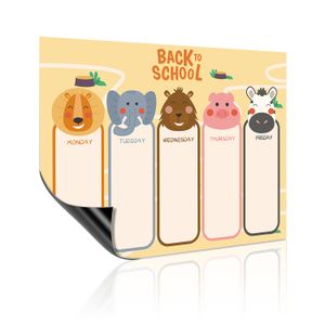 Kerstdecoraties A3 Magnetische koelkast Whiteboard Keuken Keuken Kalender Message Board Student Kids Learning Planner Cartoon 221129