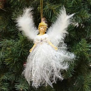 Décorations de noël poupée ange, décorations de joyeux Navidad pour la maison, ornement de noël, décor de noël 2024, 231030