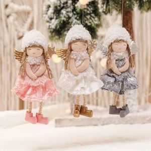 Décorations de Noël Angel Doll Pendentif Joyeux pour la maison Arbre Ornement Noël Année 230905