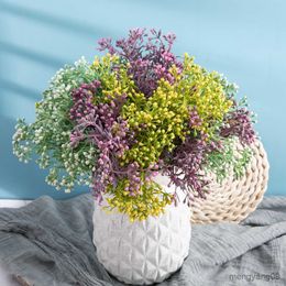 Décorations de noël, pics de fruits de fleurs artificielles pour arrangement Floral, décoration de maison, noël R230922