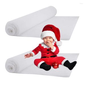 Kerstdecoraties kunstmatige sneeuwdekens 2 stks nep deken decor sneeuwwinter pography props voor