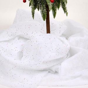 Décorations de Noël Tapis de Neige Artificielle Décoration Coton Blanc Simulation Sol