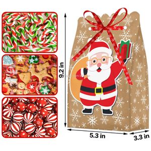 Decorações de Natal Sacos para presentes Pequeno Goodie Gift Holiday Bk Size Drop Delivery Amxgh