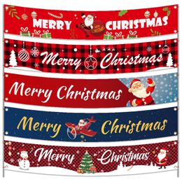 Kerstversiering Banner Kerstmis Nieuw Oud Alfabet Vakantie Feest Scène Layout Groothandel