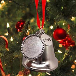 Décorations de Noël Bell Pendant Memorial Ornaments Cadeau de Noël Ornement de la suspension de Noël pour les cadeaux de l'année à domicile NAVIDAD
