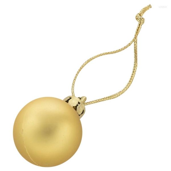 Adornos navideños Gran oferta 24 piezas Chic Adornos Árbol Brillo liso Adorno navideño Bola Decoración Oro