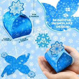 Kerstversiering Snoepdozen Kerstmis Sneeuwvlok Traktatie Feestartikelen Voor Vakantie Kinderen Babyshower Verjaardag Drop Delivery Amgdk