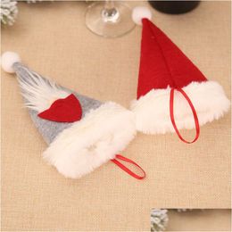 Décorations De Noël Dessin Animé Elfe Vaisselle Er Rouge Fourchette Couteau Cas Arbre Suspend Festive Fête Décor À La Maison Drop Delivery Jardin Fournitures Dhyce