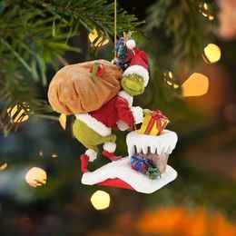 Adornos navideños Centros de mesa Adornos Divertidos Adornos de animales verdes Árbol de Navidad Adornos de estrellas Vidrio