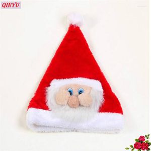 Decoraciones navideñas para niños, decoración de sombreros para otoño e invierno, climatización para niños, lindos sombreros de Papá Noel, suministros para fiestas 8ZHH145