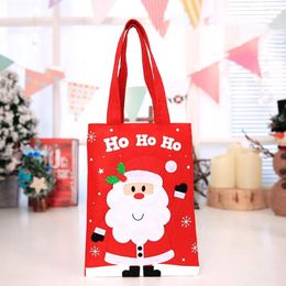 Decoraciones navideñas, bolsas de mano para niños, bonito saco, bolsa de regalo, soportes universales, accesorios ligeros, hombre viejo