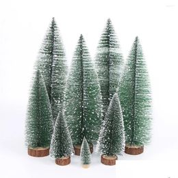 Décorations de Noël Décorations de Noël 40 cm Arbres artificiels Pin de neige Bureau décoratif Mini ornement Navidad Noël année Dr Dhaj3