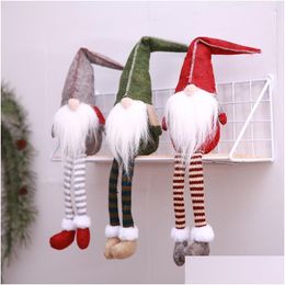 Kerstdecoraties Kerstdecoraties 1pc Kerstmis Gezichtsloze pop speelgoedjaar Geschenken voor kinderen Decoratie Mini Home DecorationSchr DHCQV