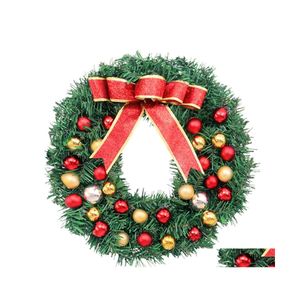 Kerstdecoraties Kerstdecoraties Decoratieve krans kerstdeurhangers kunstbloemen slinger mticolor rekwisieten 30 cm 30/40 dhcsq