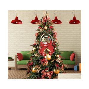 Décorations De Noël Décorations De Noël Joyeux Arbre Décoration Xams Père Noël Cloche Pendentif Ornement Vacances Fête De Famille Cadeaux Dhgtx