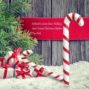 Decoraciones navideñas Navidad Inflable Santa Claus Bastón Fiesta Stick Hogar Árbol de Navidad Adornos colgantes para niños Año Juguete 231109