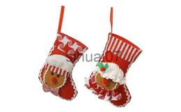 Kerstversiering Kerstkousen peperkoekmannetje hangende kerstboomversiering Kerstsokken cadeauzakje schattige wanddecoratie x1019