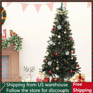 Kerstversiering Kerstbomen Groene Sparren Verlichte Kunstkerstboom 5FT Decoratie Decoraties Ornamenten Verkoop Thuis 231019