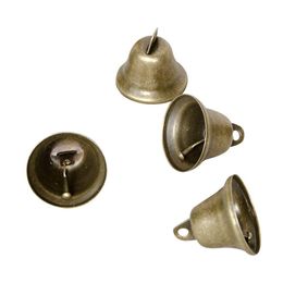 Décorations de Noël Artisanat Cloches Laiton Artisanat Vintage Carillons éoliens Suspendus Fabrication Chien Dressage Sonnette Arbre 1,65 X 1,5 Pouce Bronze Dr Dhasy
