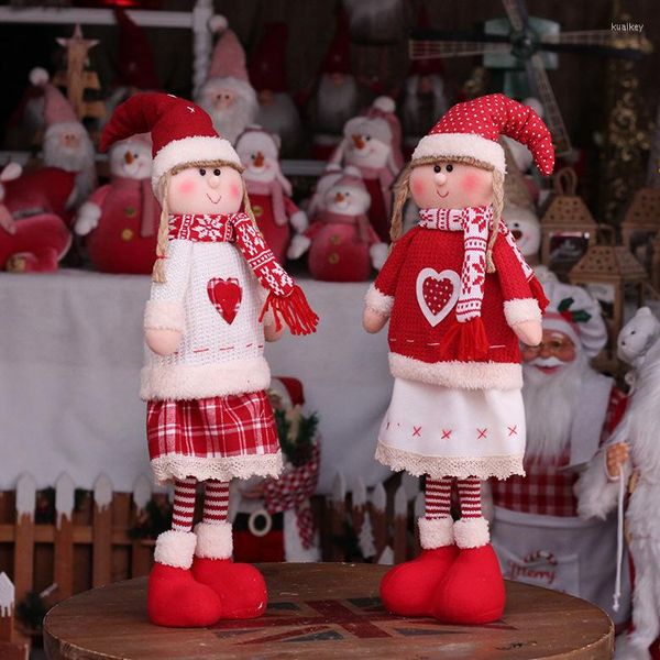 Decoraciones navideñas creative lindo tela muñeca decoración HOM COMPLACIÓN Centro comercial Año Festival de regalo NaviDad