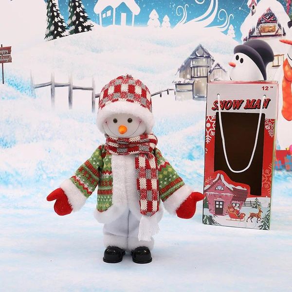 Décorations de Noël Créatic Electric Children's Gifts Home Shopping Mall Scel Scenet Snowman Ornaments