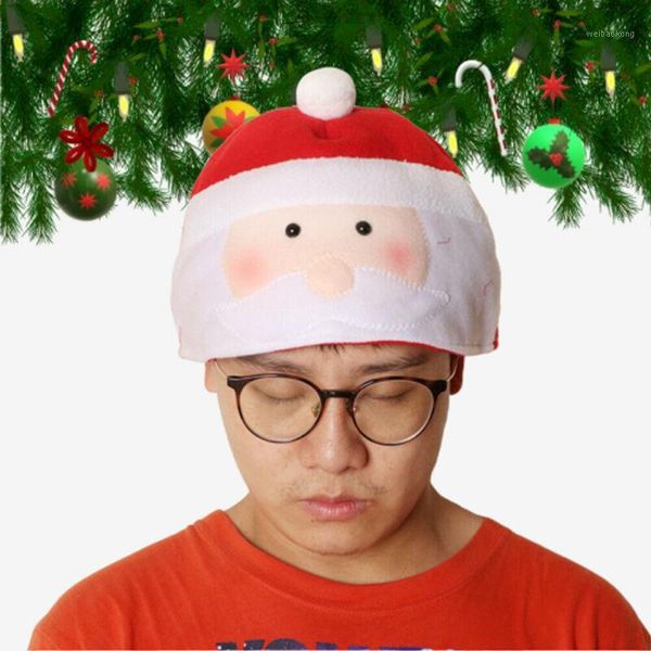 Décorations de Noël Chapeaux créatifs Adultes Enfants Nouveauté Chapeau Costume Cap Renne Santa Bonhomme de neige Cadeau de Noël1