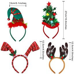 Décorations de Noël Bandeaux de vacances créatifs Costume de fête Chapeaux Ees Chapeaux de renne pour accessoire Livraison directe Am5Jd