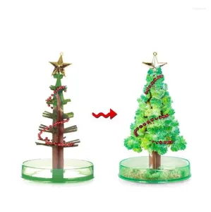 Kerstdecoraties Creatief papier Tree bloeiende speelgoed Kersen Kristal grote magie Diy Decoratie geschenk