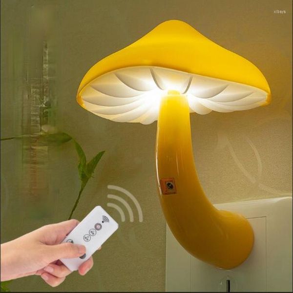 Décorations de Noël Creative Télécommande Interrupteur Petite Lampe De Nuit LED Sommeil Intelligent Table Lumière Bébé Alimentation