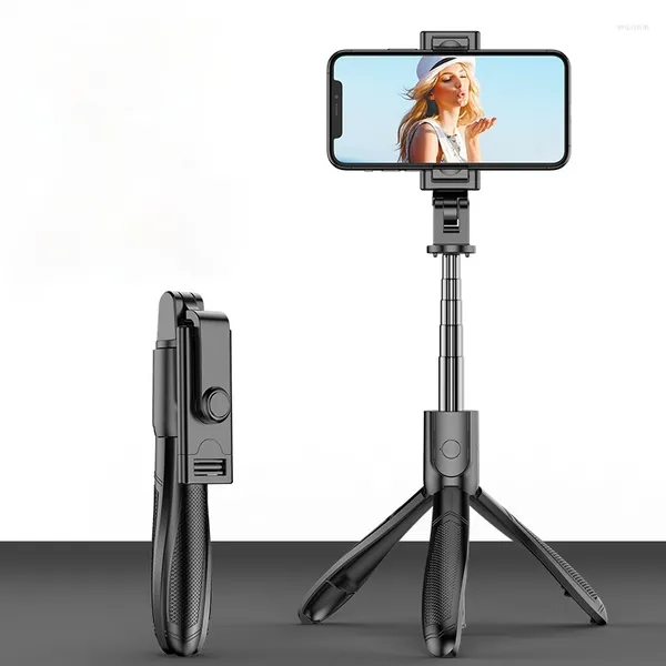 Décorations de Noël Cy Allongé Fill Light Selfie Stick Support Trépied Intégré Polyvalent Universel Caméra Bluetooth